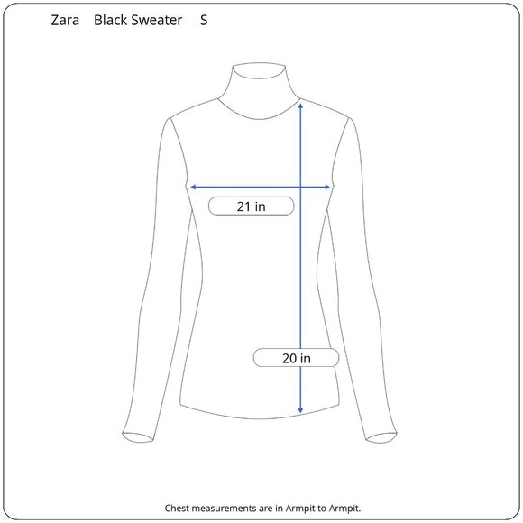 Zara Black Turtleneck Sweater Small Cozy Minimalist Normcore Streetwear Fall - Picture 2 of 8